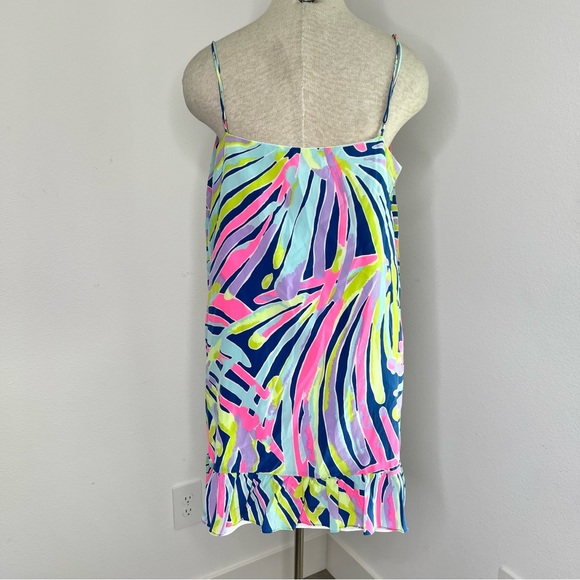 🔹 Lilly Pulitzer Silk Spaghetti Strap Dress - Picture 2 of 5